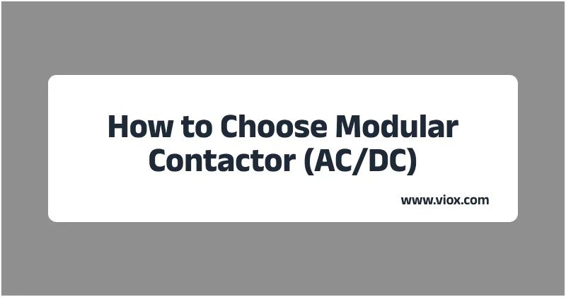 How To Choose Ac Modular Contactor Letop - High Resolution Colorful Backgrounds for Desktop