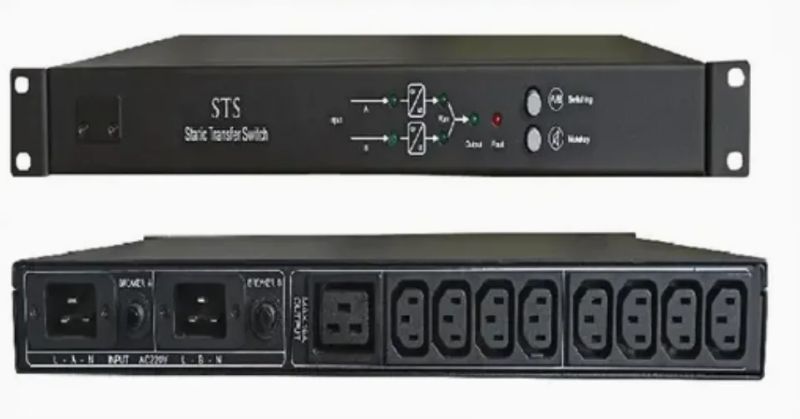 Static Transfer Switch Sts Ats Shark - Artistic City Design - 4K