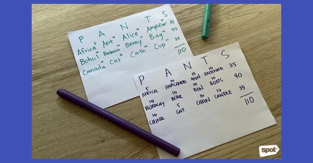 Under each category, list 3 items. 13 Paper Games Like Mash That You Can Play With Kids 2022 Viraltalky