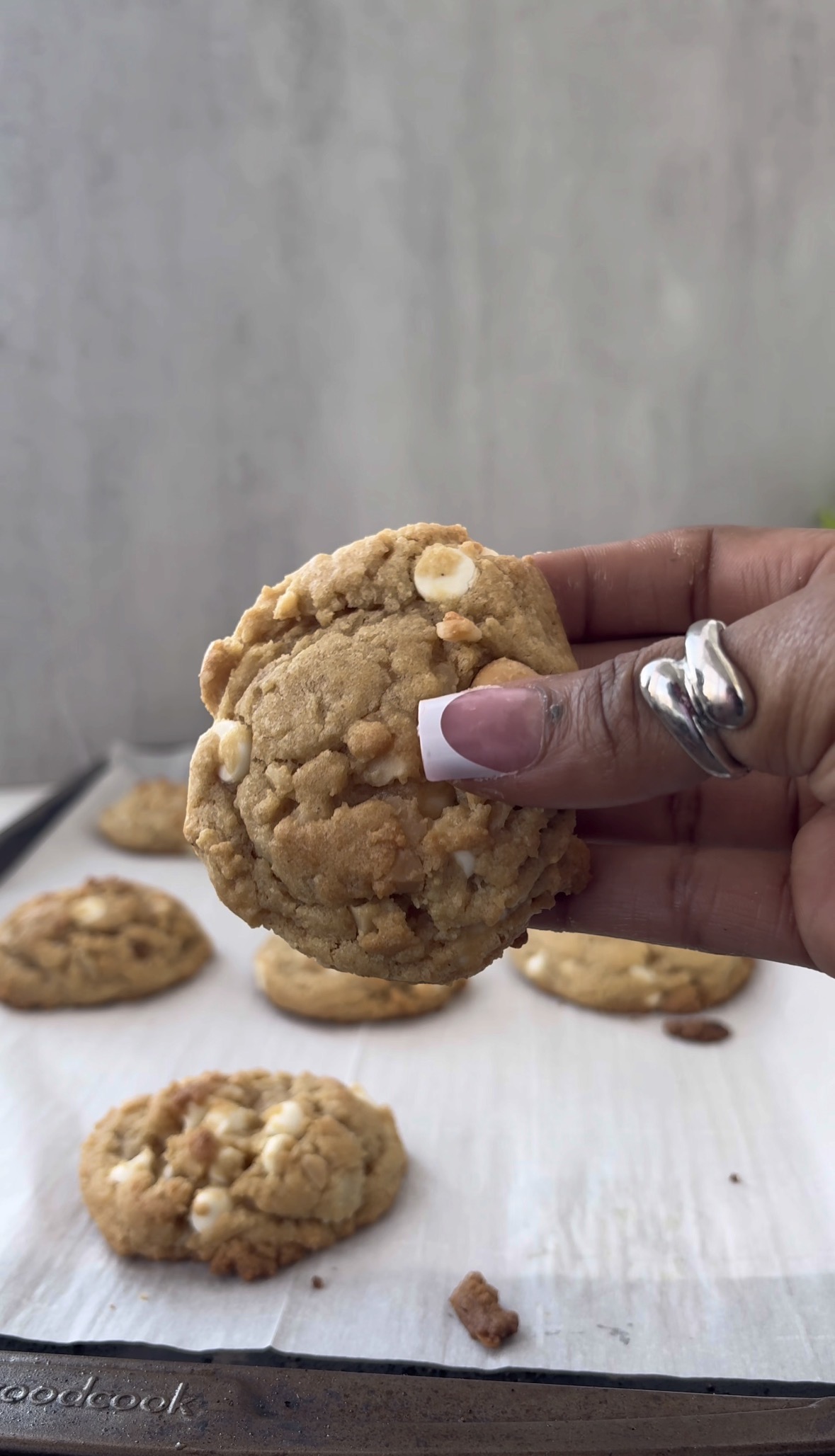 Brown Butter White Chocolate Macadamia Cookies