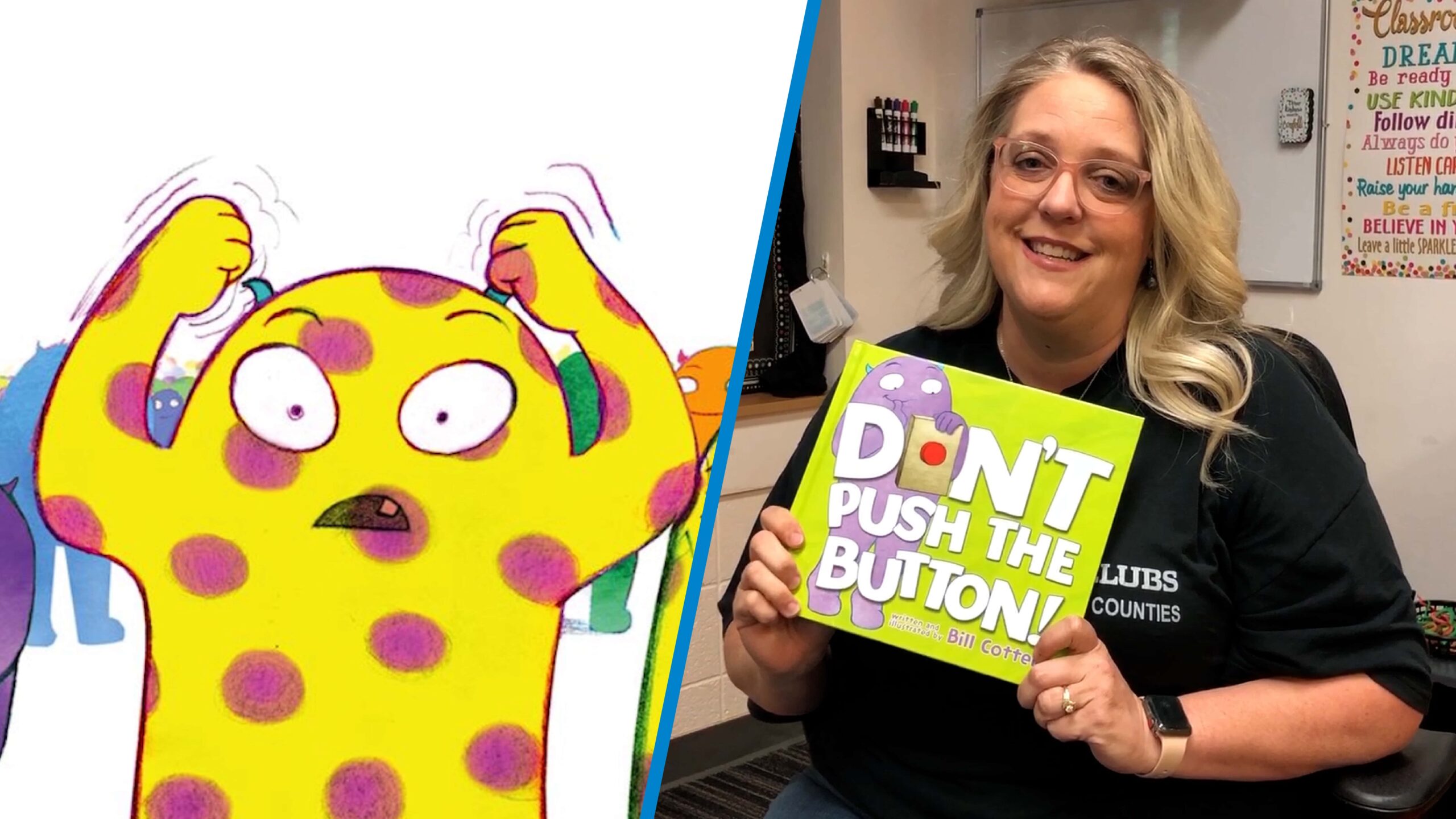 Storytime Don't Push The Button Virtual Club