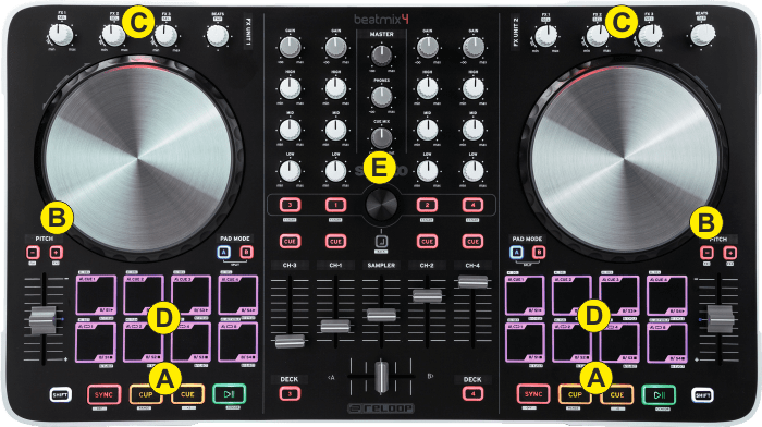 Virtualdj Beatmix 4 Effects - Light Pattern Collection - 4K Quality