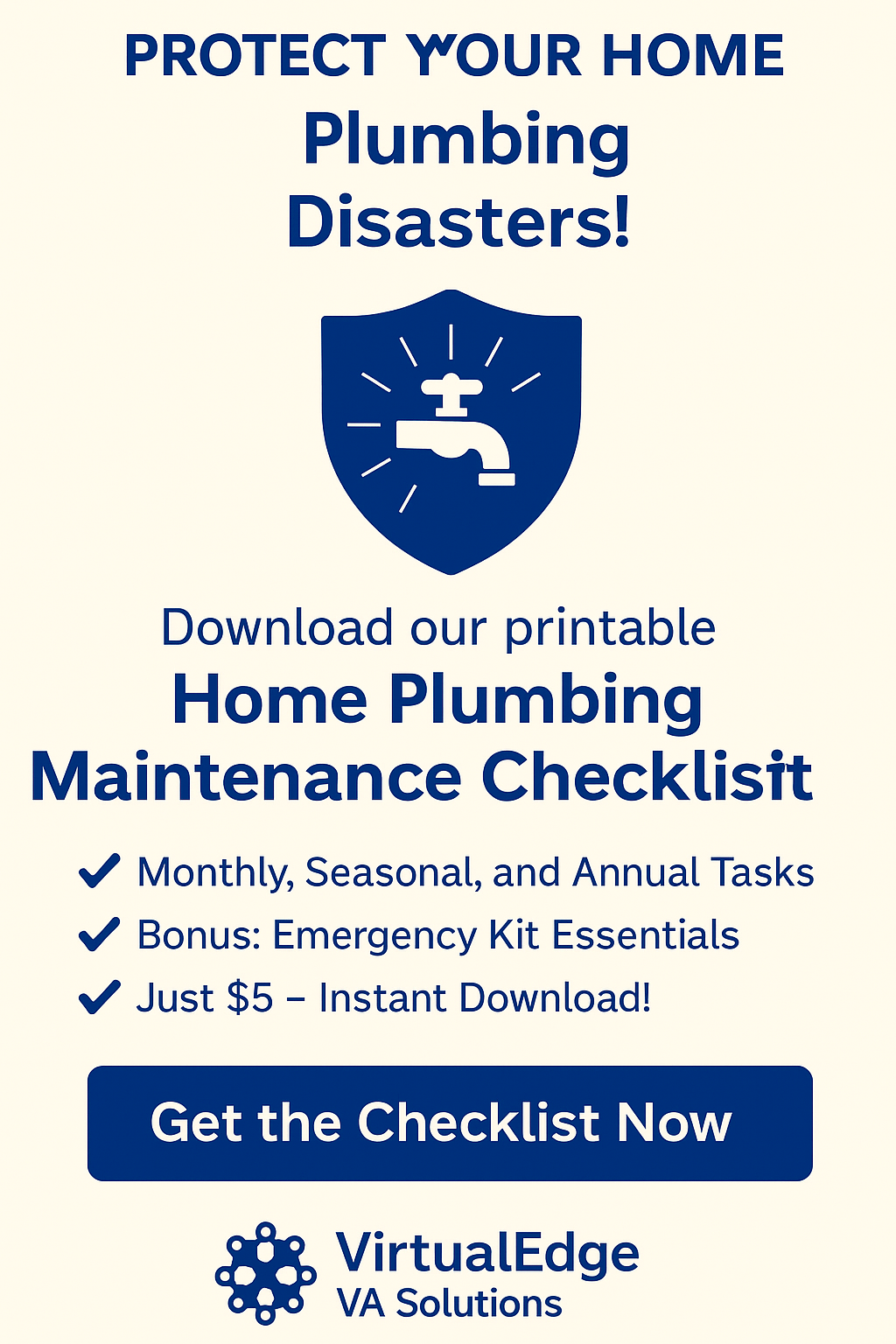 Download Home Plumbing Checklist
