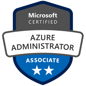Microsoft Certified Azure Administrator Associate badge