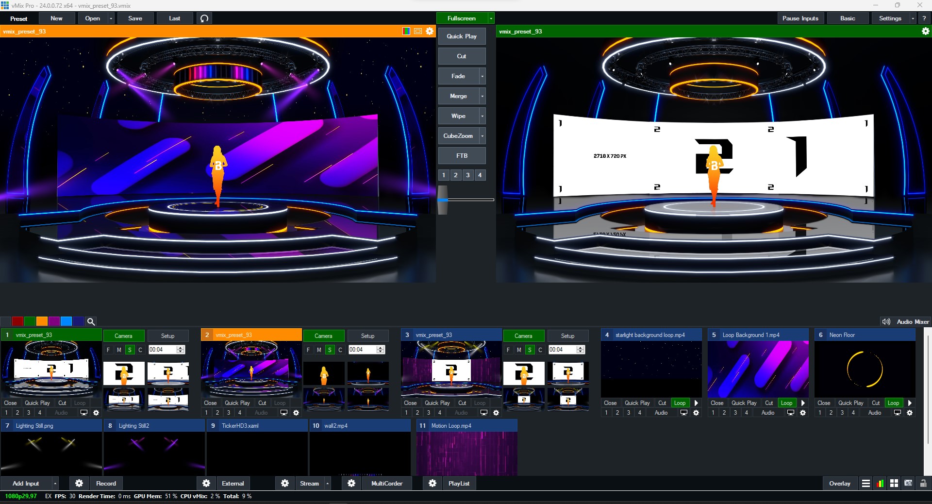Studio stage 02