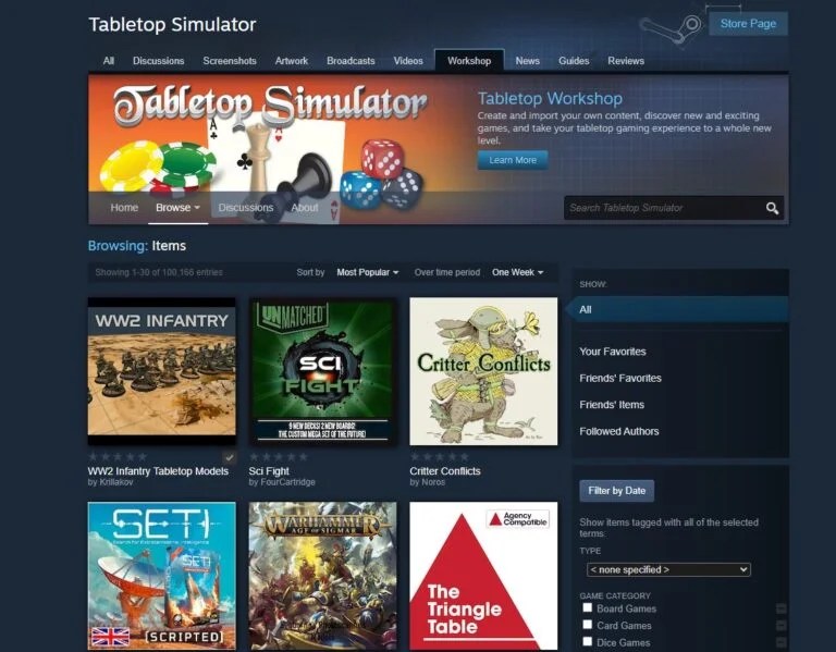 Tabletop Simulator Workshop Maximize Your Virtual Wargaming Virtual Tabletop Simulator Workshop 768x599 