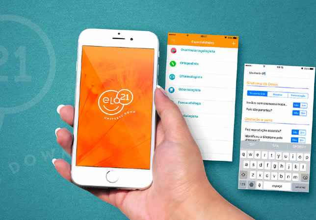 Aplicativo sobre Síndrome de Down, app Elo21