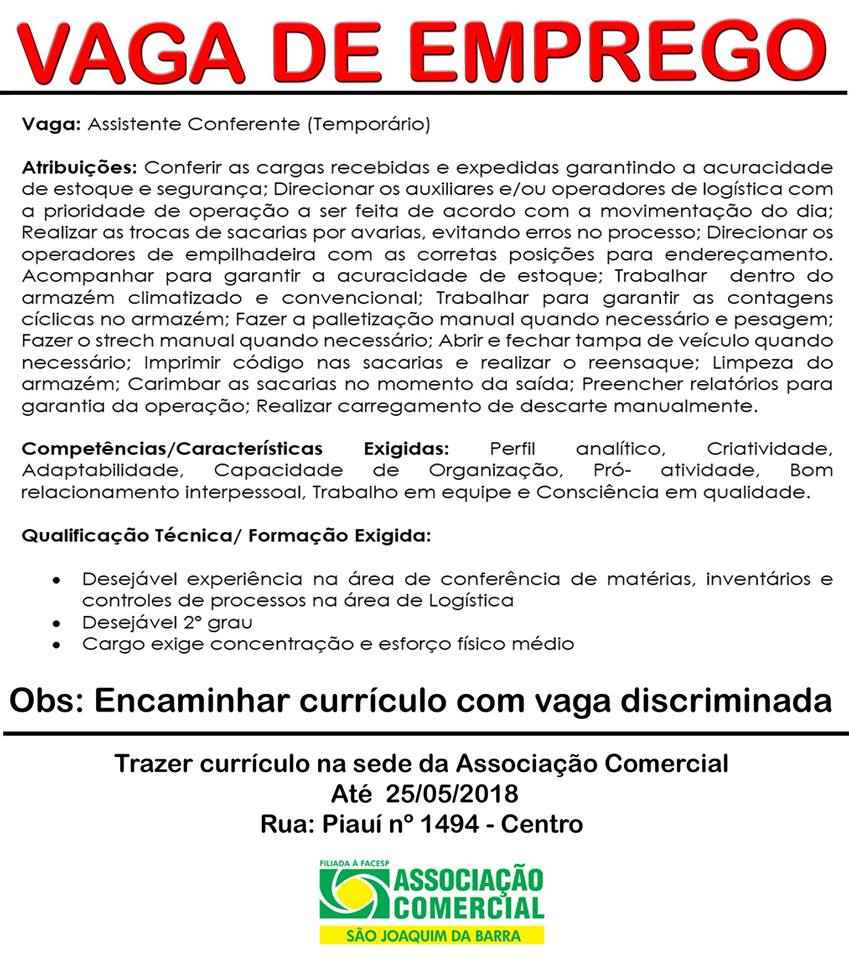 emprego em São Joaquim da Barra,vagas de emprego São Joaquim da barra,Associação Comercial e Empresarial de São Joaquim da Barra,notícias São Joaquim da Barra,emprego