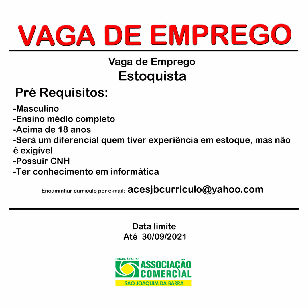 emprego são joaquim da barra,vagas de emprego,vagas de emprego são joaquim da barra