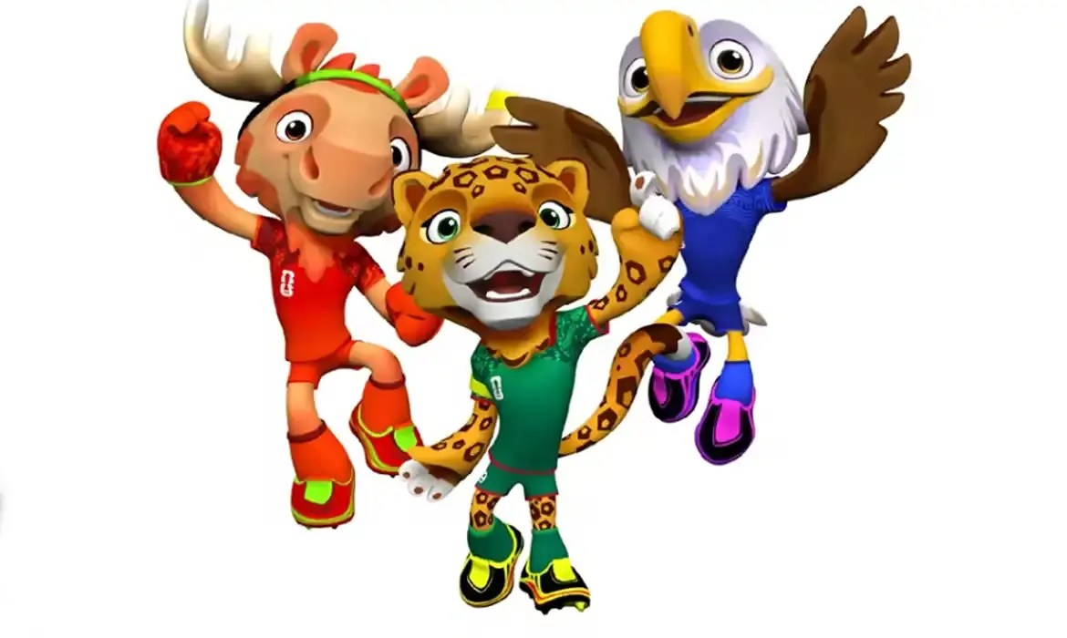 mascotes para a copa do mundo de 2026