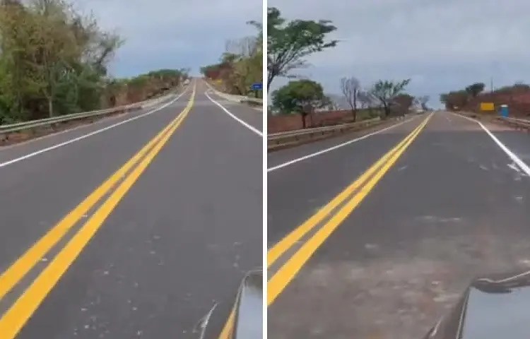 ponte sobre a rodovia prefeito fábio talarico