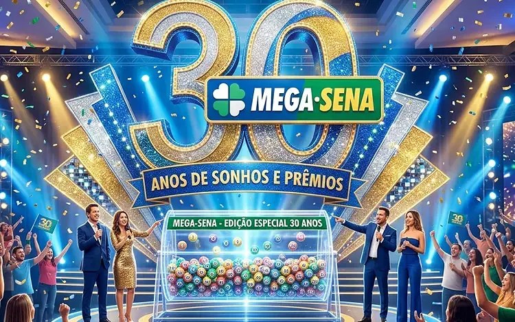 mega sena 30 anos