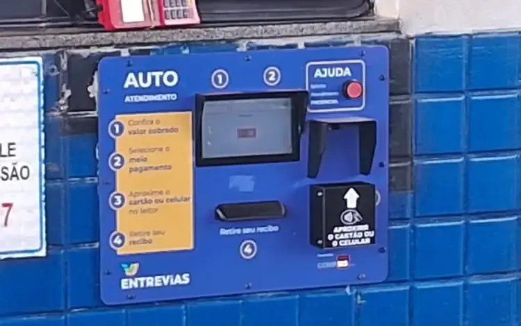 autoatendimento pedágio