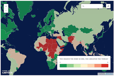 ¿Cuáles son las ciudades con mayor riesgo de ser blanco de un ataque terrorista del ISIS? (Ver Mapa Virtual)