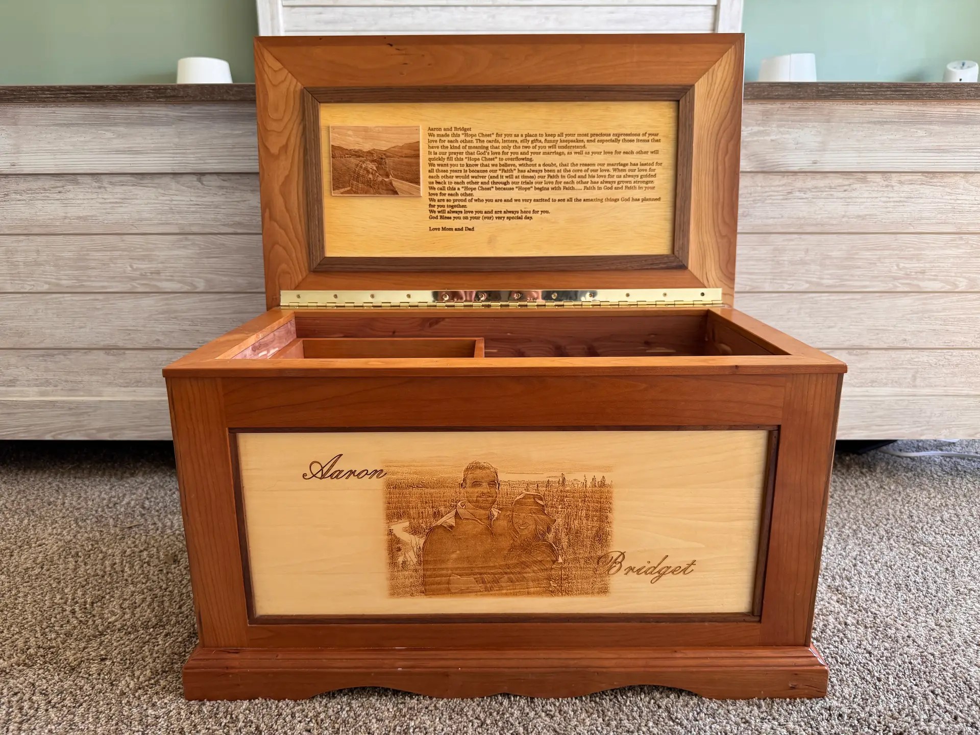 custom hope chest for bedroom