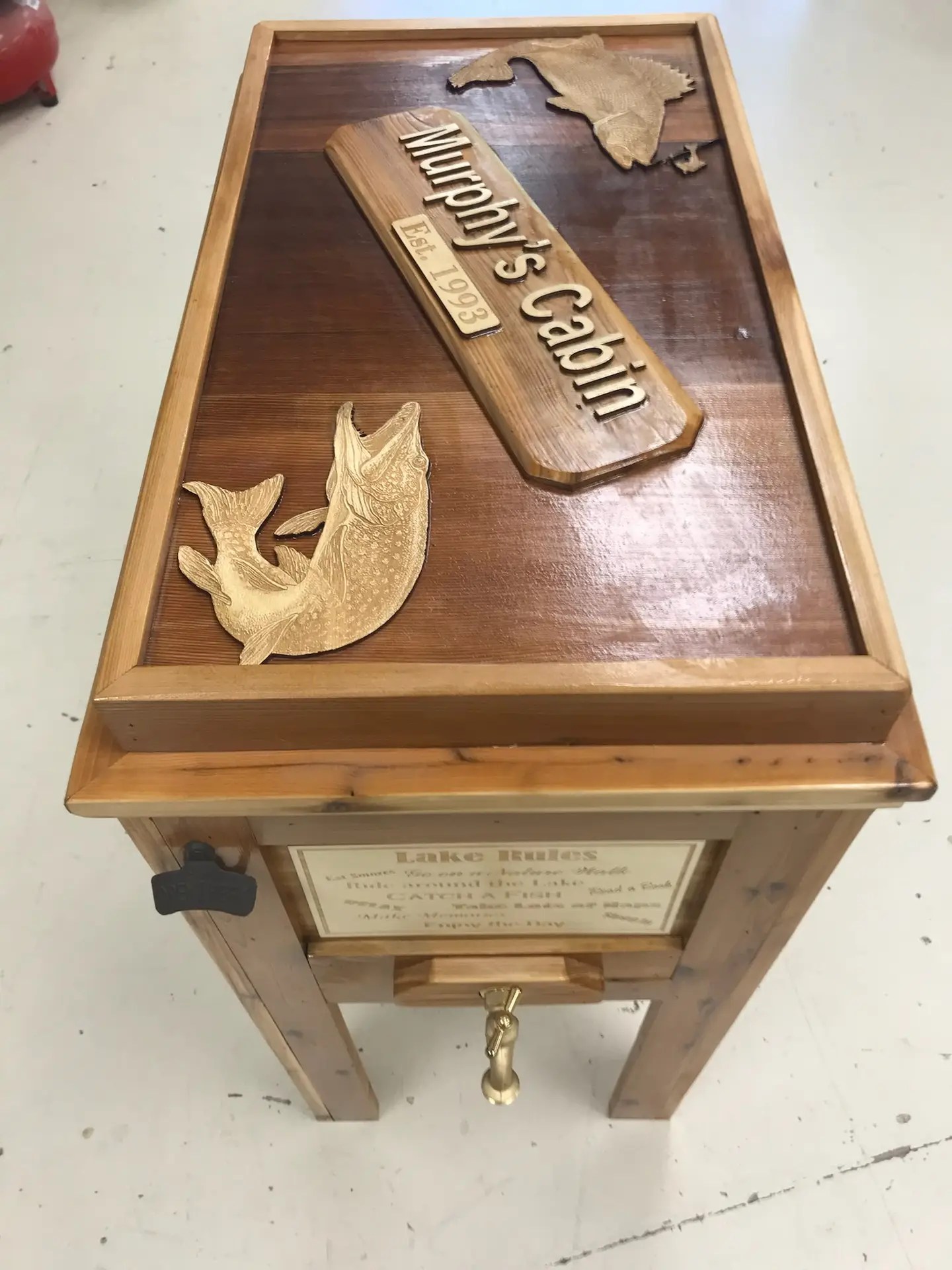 custom cooler for cabin