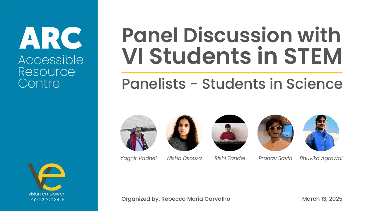 Panel Discussion with Students in Science on March 13, 2025 - Meeting Recording