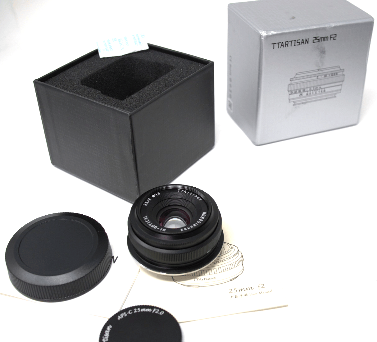 TTartisan 25mm F/2 Manual Fixed Lens for Canon RF Mount Black