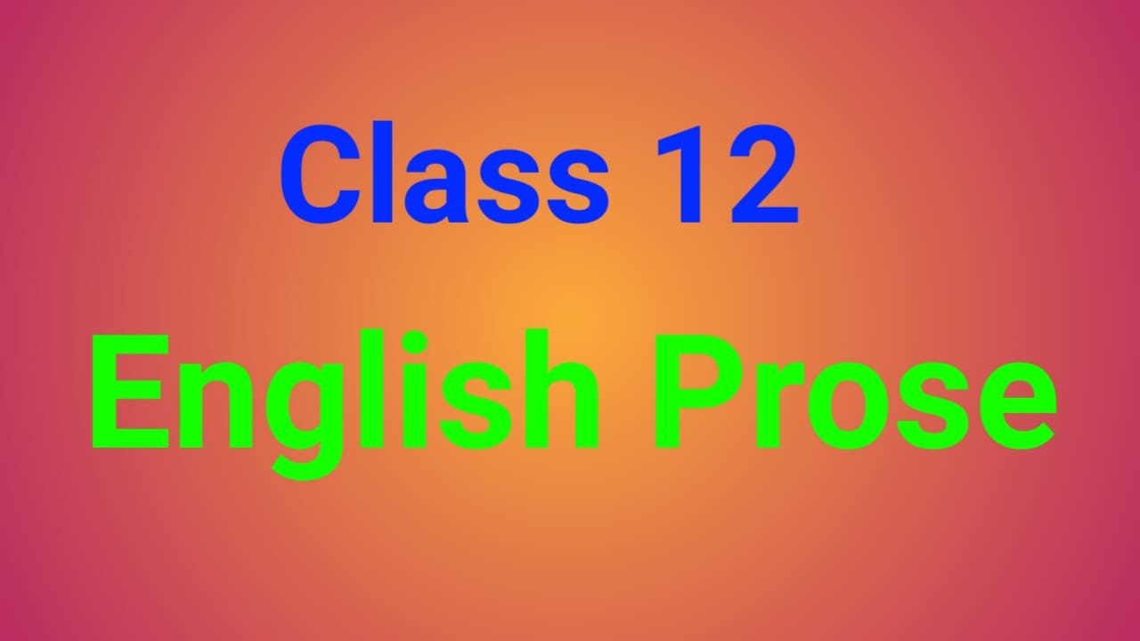 English Prose