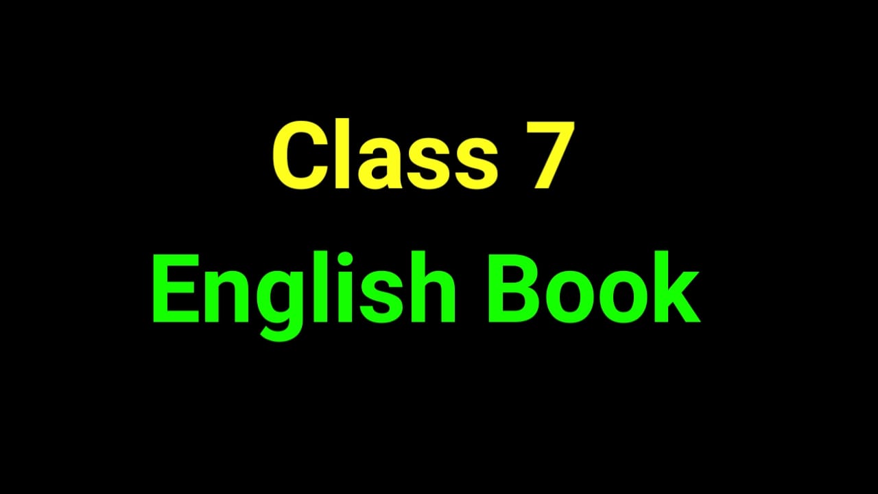 Class 7 English Book