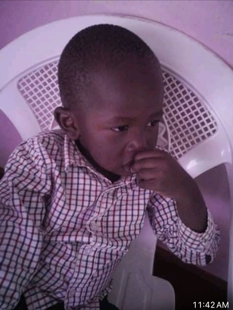 toddler boy in Kenya