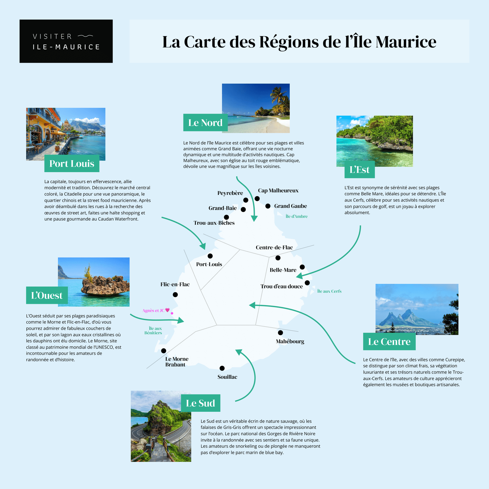 carte touristique ile maurice