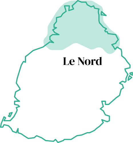 nord de l'ile maurice