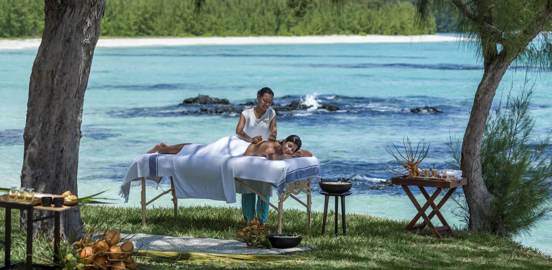 Chi The Spa​ Shangri La Ile Maurice Plage Massage