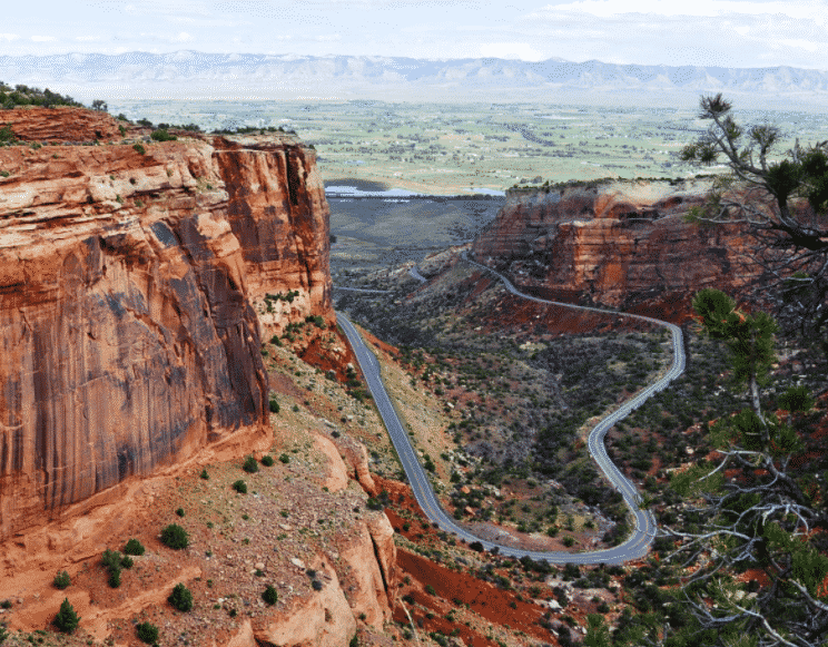 Colorado National Monument Historic Rim Rock Drive »
