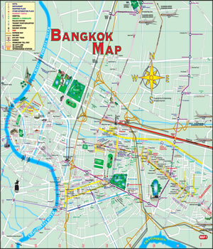Sukhumvit Road Map Map Bangkok Index 