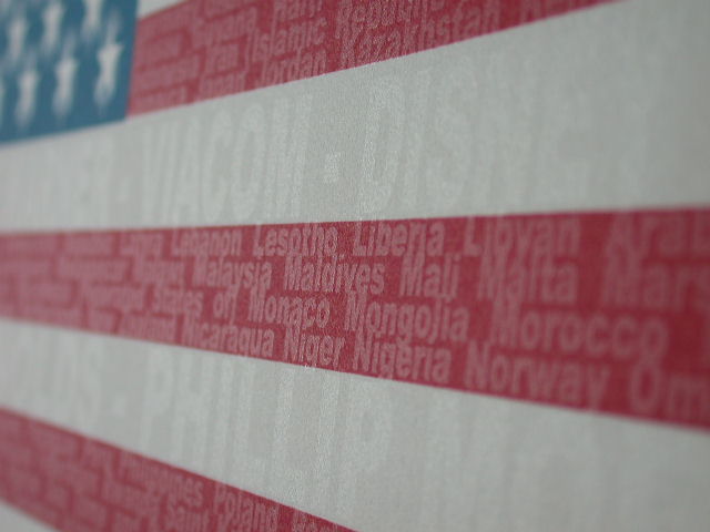 US Flag words