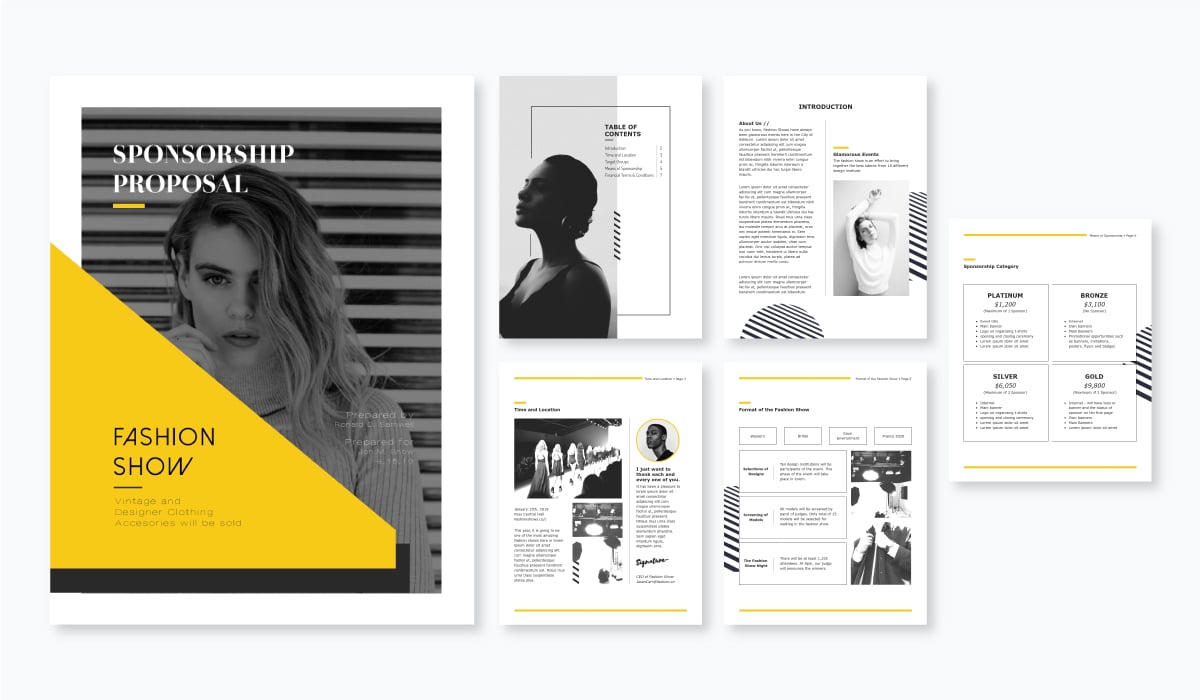Free business proposal template design cover proposal sponsorship | panitia p2k fe uad desain cover proposal sponsorship keren 2020 . 29 Sample Proposal Templates And Design Tips