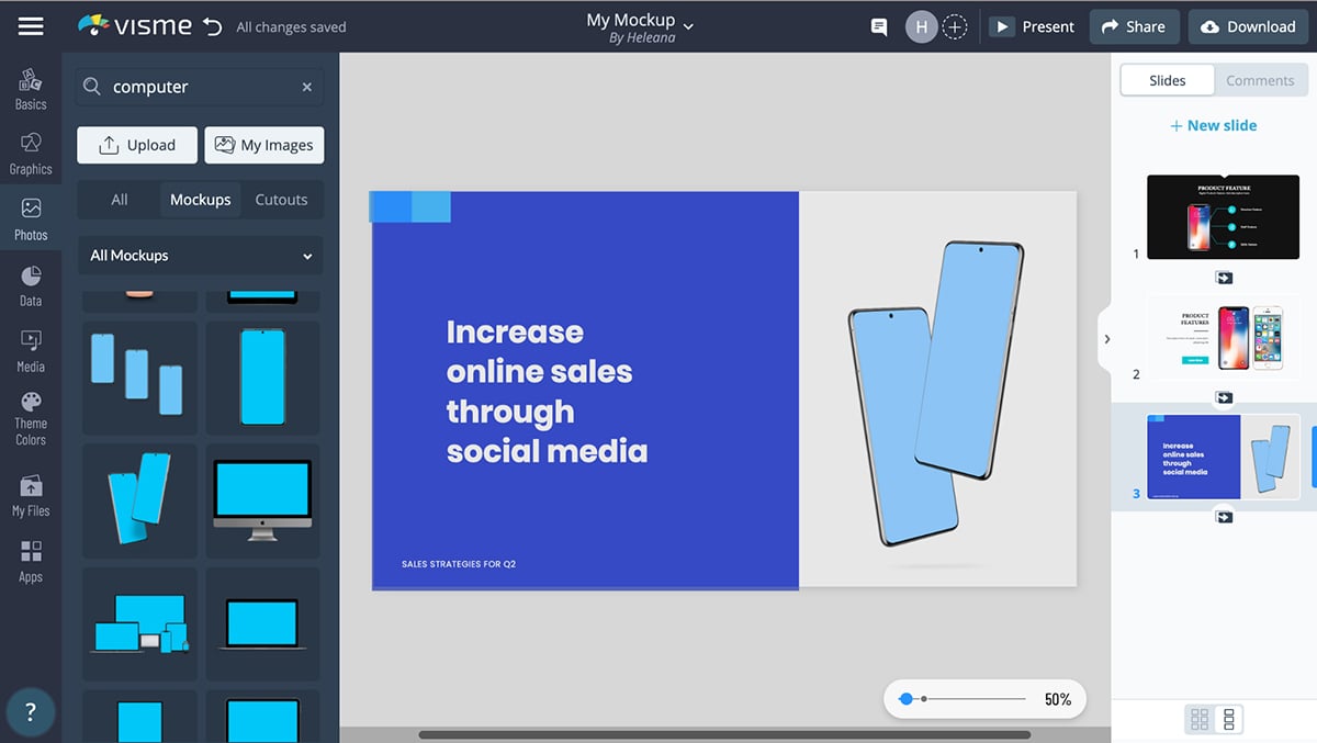 How to make a mockup (for free & without photoshop)