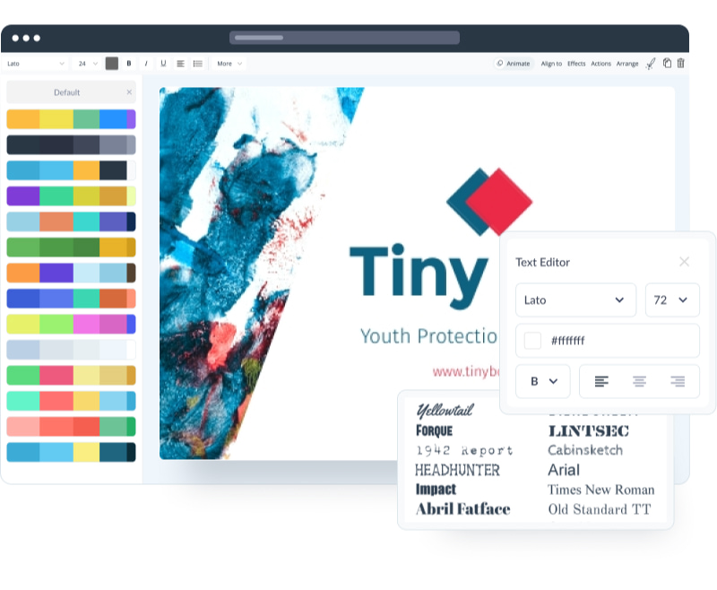Horizontal banner mockup at a convention center. Free Online Banner Maker Design Custom Banners Visme
