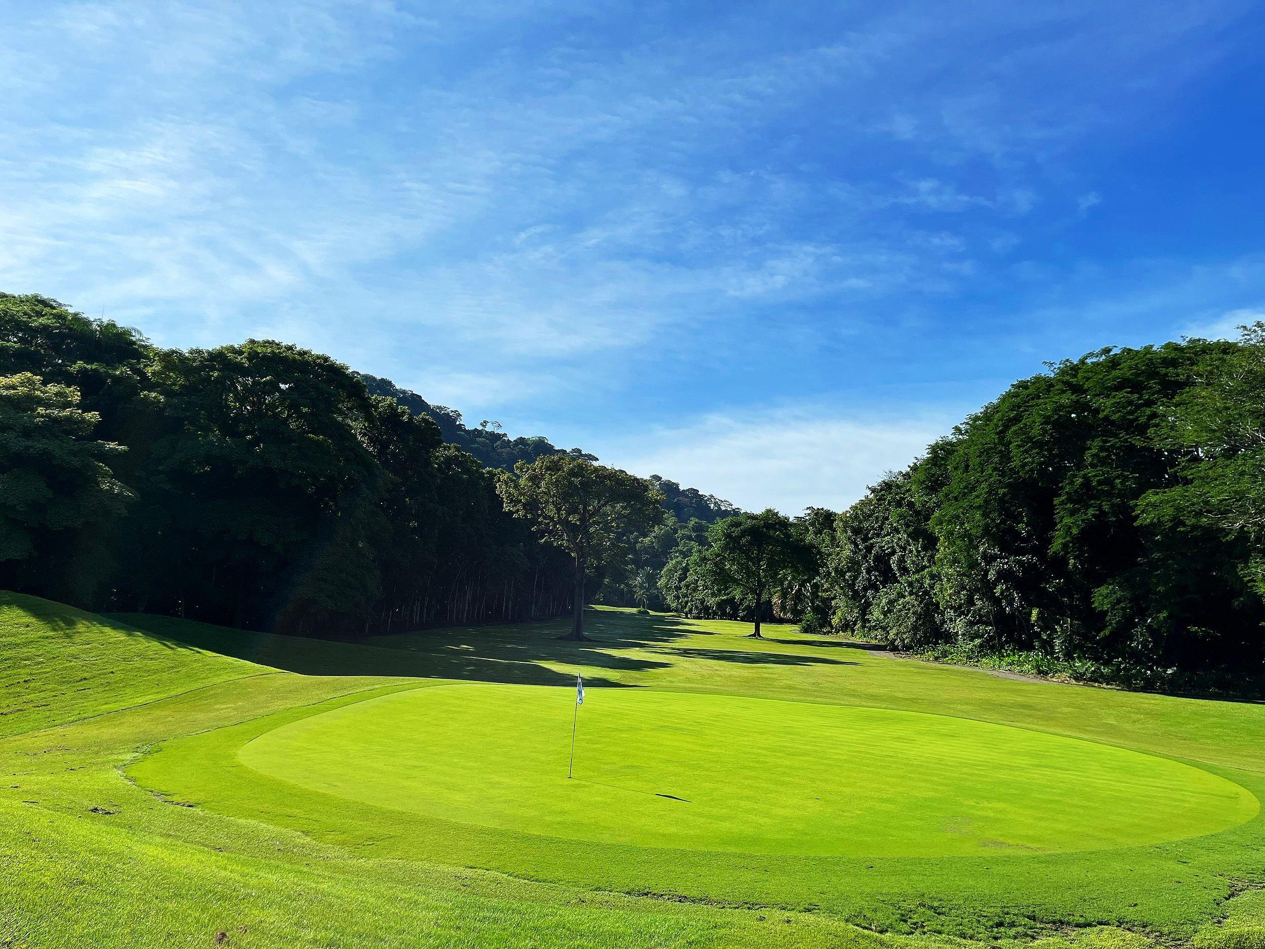 Osa Golf Course near Ojochal, Costa Rica, surrounded by tropical rainforest
