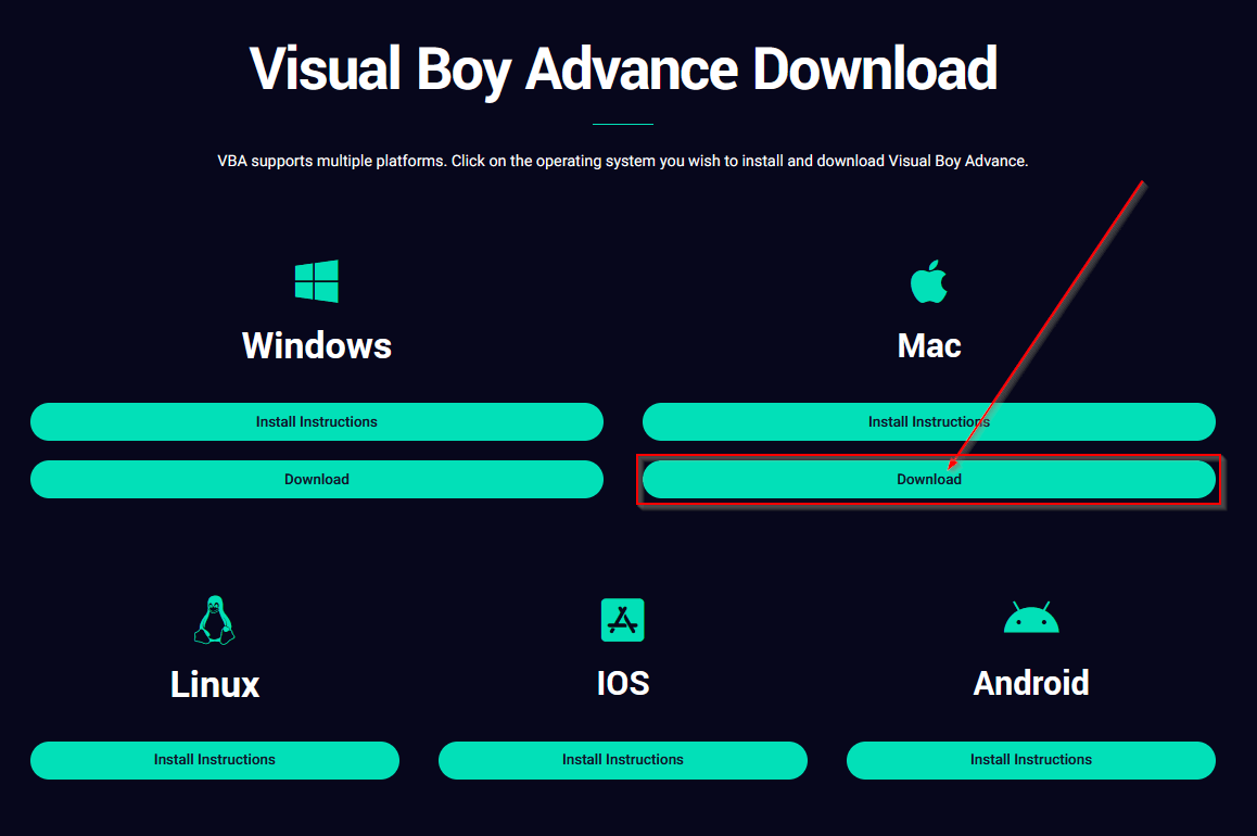 Installing VisualBoyAdvance (GBA Emulator) on Mac OS