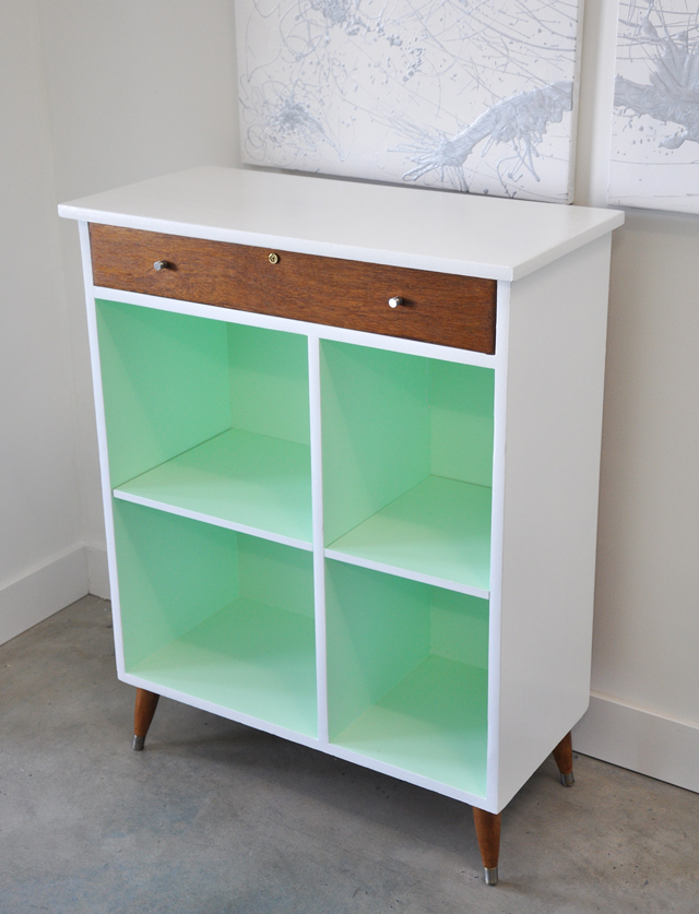 Vintage Cabinet Before and After