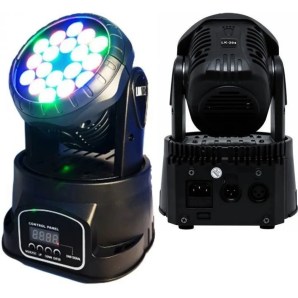 Mini Moving Wash 18 Leds RGBW