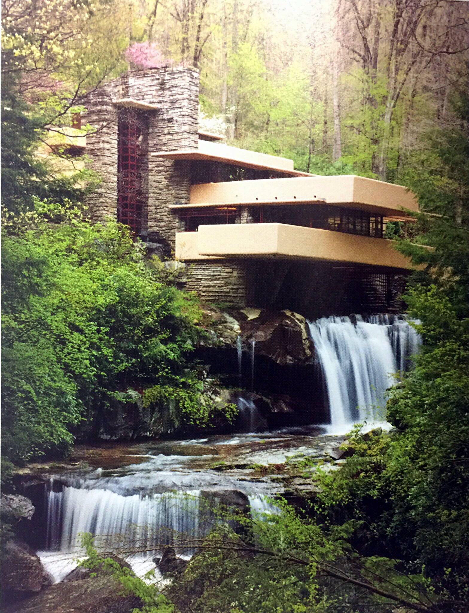Fallingwater House, Frank Lloyd Wright, Pennsylvania, U.S.A.
