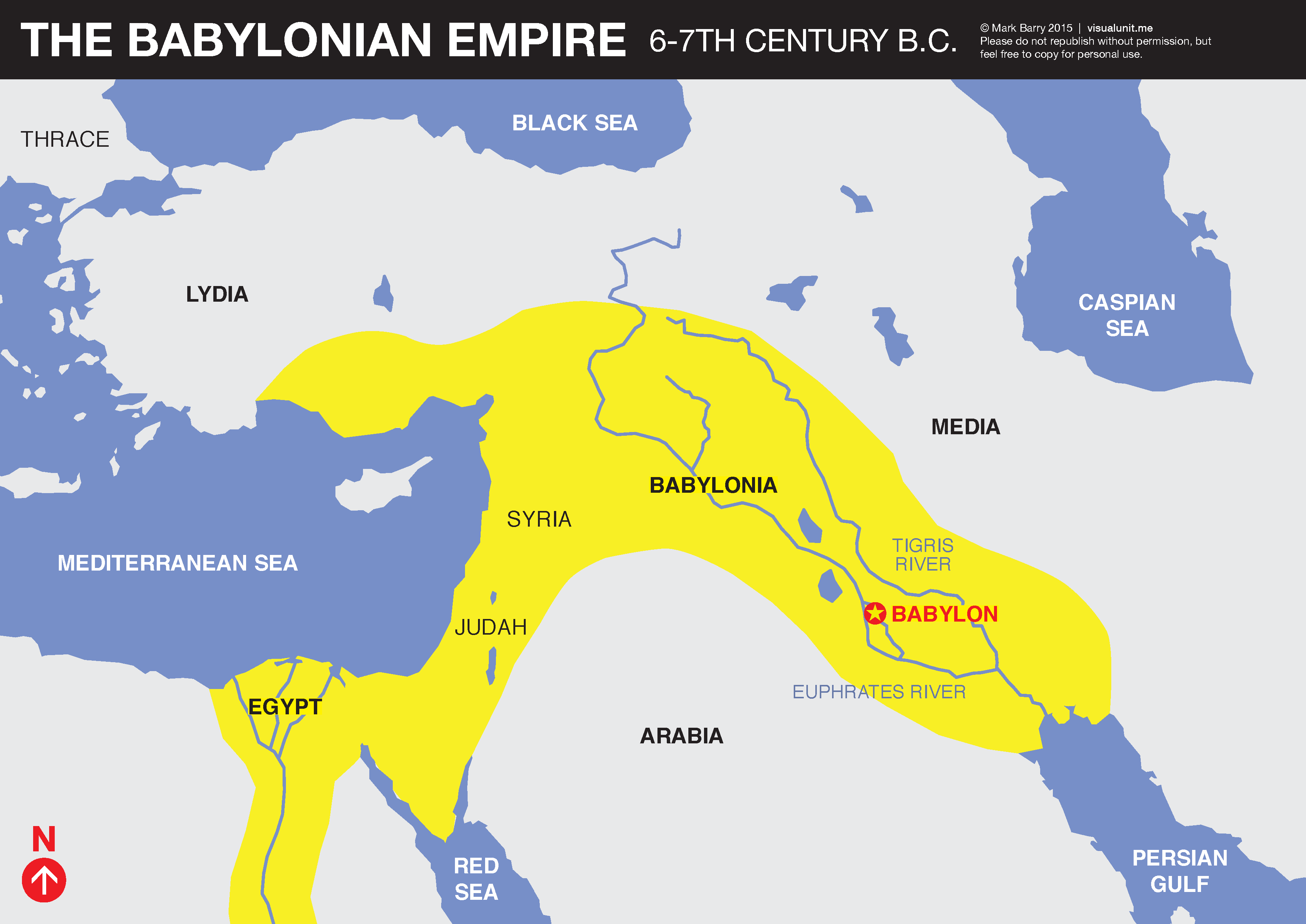Map Of The Babylonian Empire Babylonian Empire 