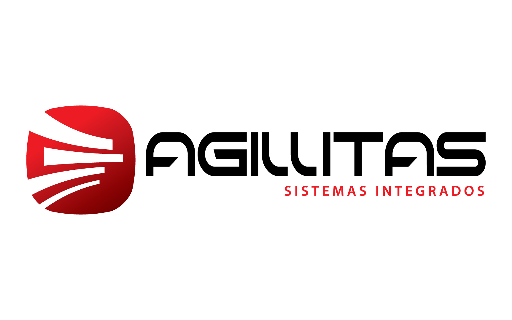 Logotipo Agillitas Sistemas Integrados, projeto da Visualy Publicidade