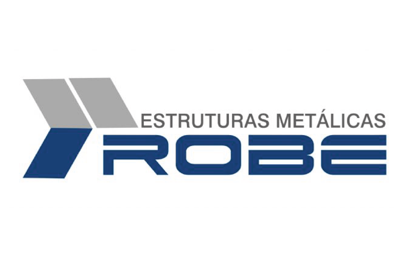 Logotipo Robe Estruturas Metálicas, projeto da Visualy Publicidade