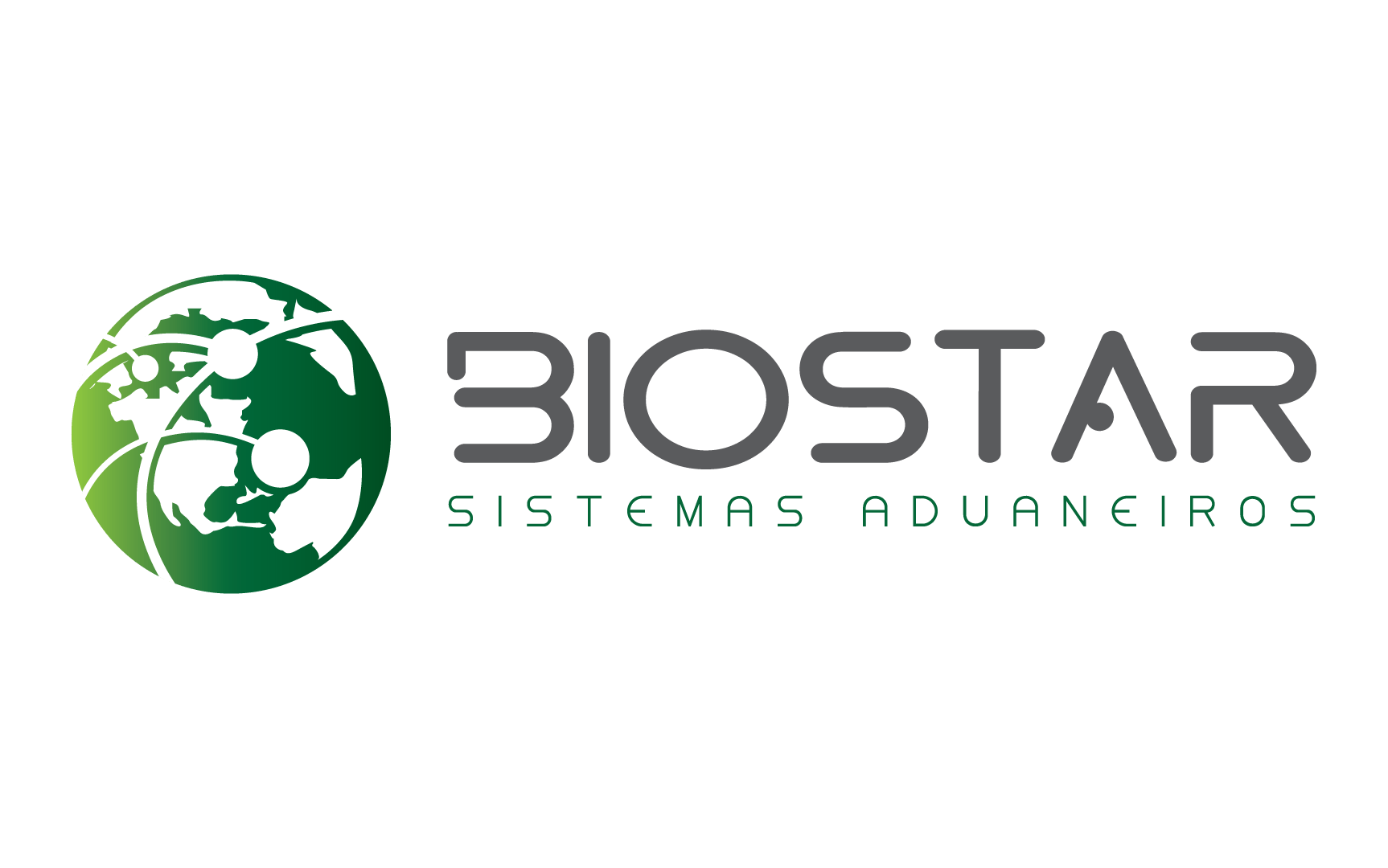 Biostar Sistemas Aduaneiros – Logotipo: Logotipos, projeto da Visualy Publicidade