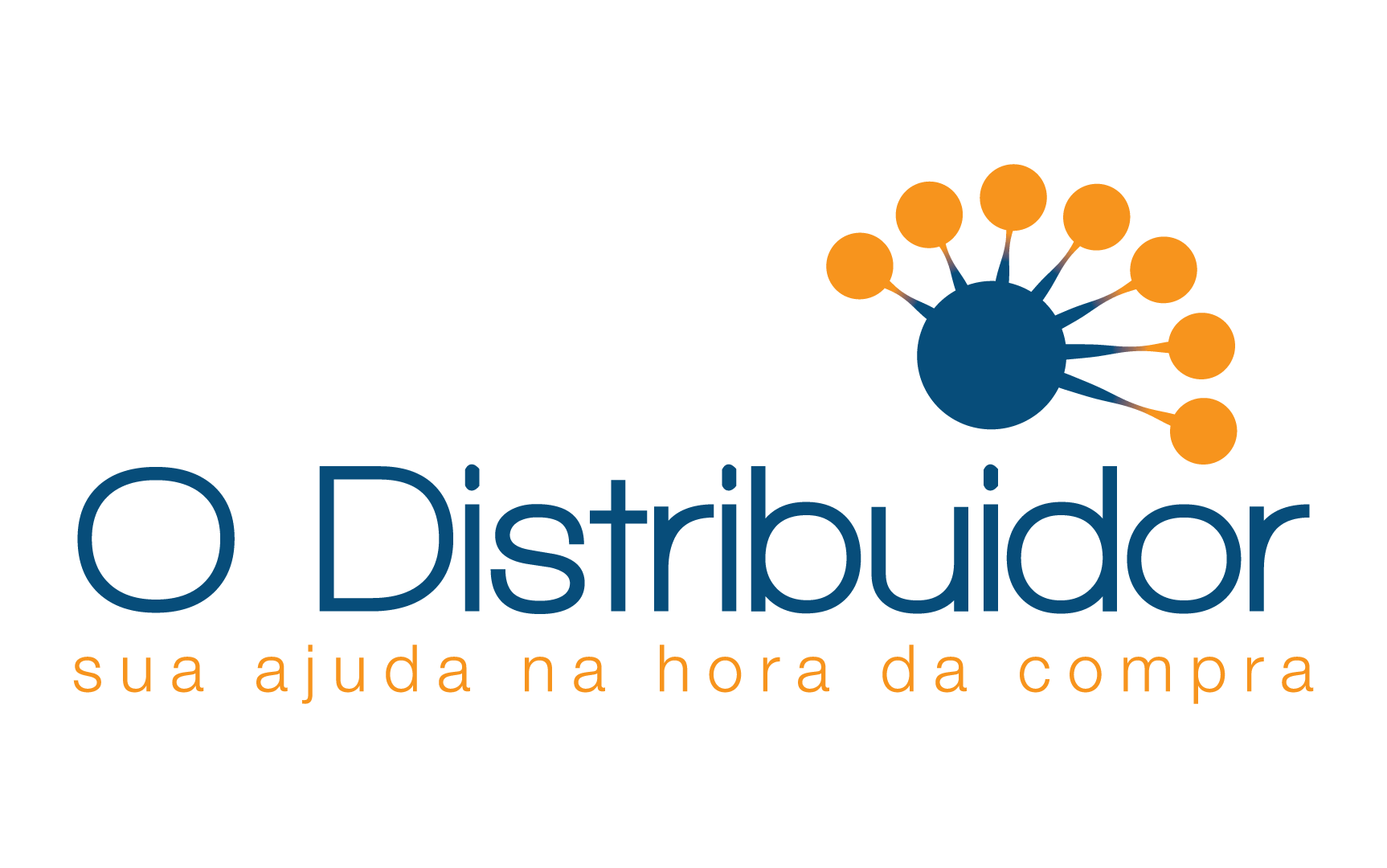 Logotipo O Distribuidor, projeto da Visualy Publicidade