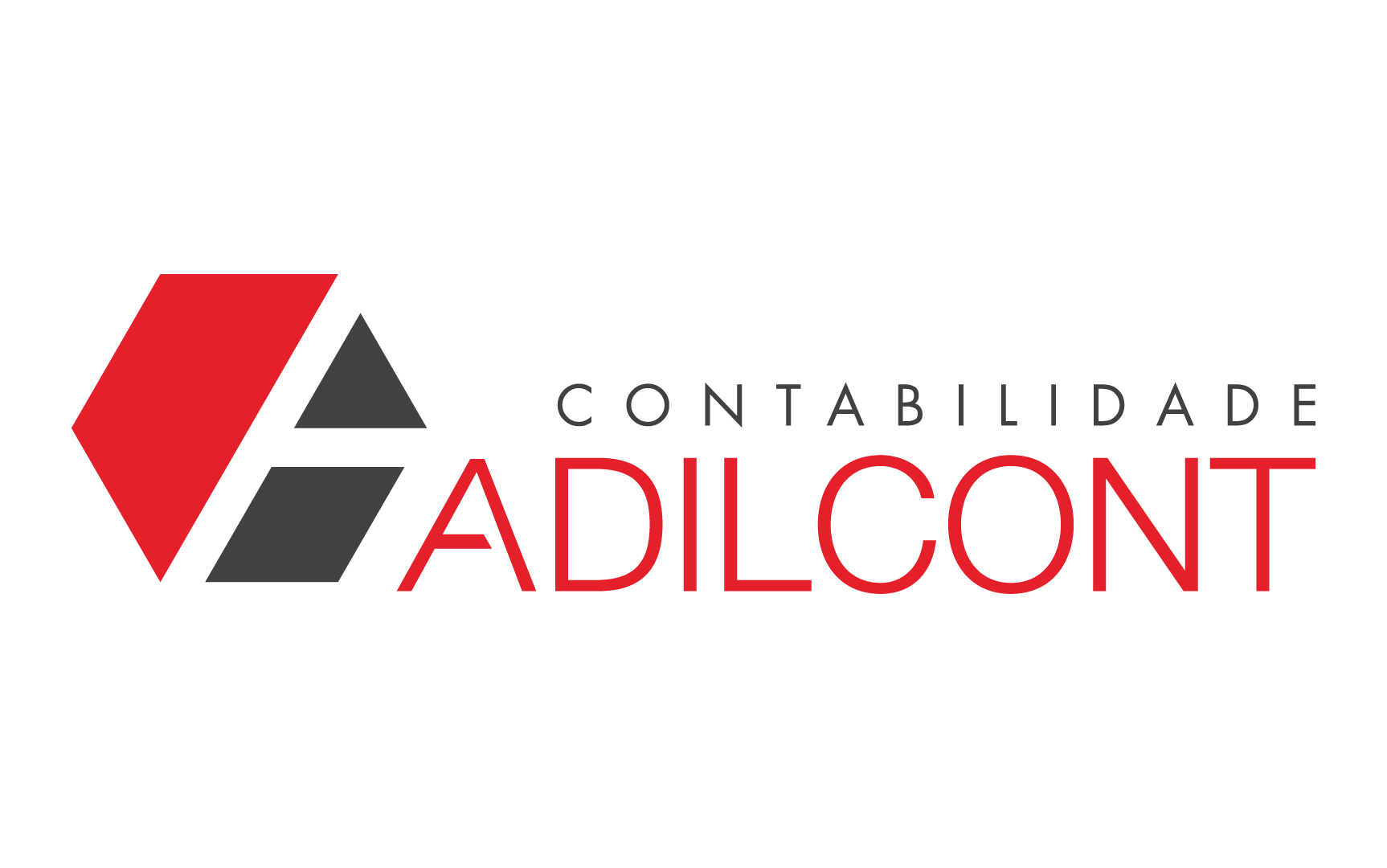 Adilcont: Logotipos, projeto da Visualy Publicidade