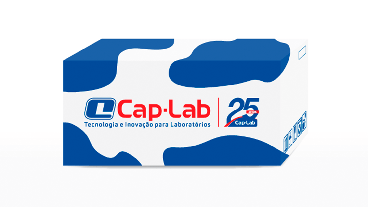 Embalagem Cap-Lab: Embalagens, projeto da Visualy Publicidade