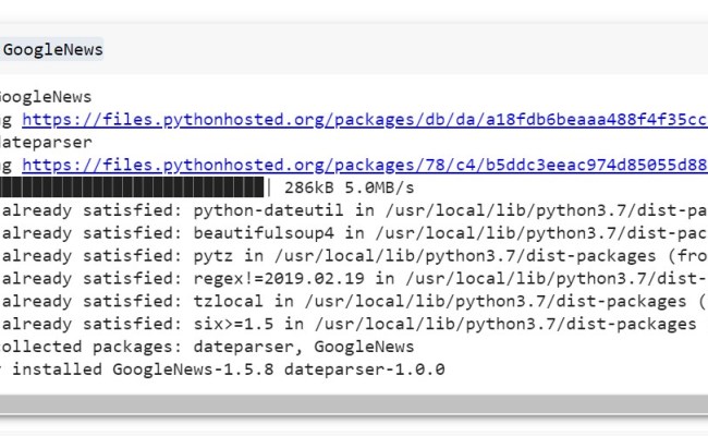 Google News Search Python API Example - Analytics Yogi