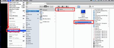 mac permanently mapping a shared folder