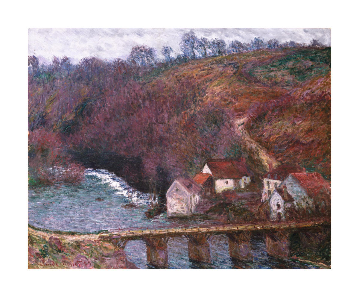 The Grande Creuse At Pont De Vervy 1889 By Claude Monet Paper And Canvas Print Philadelphia Museum Of Art Art On Demand Store