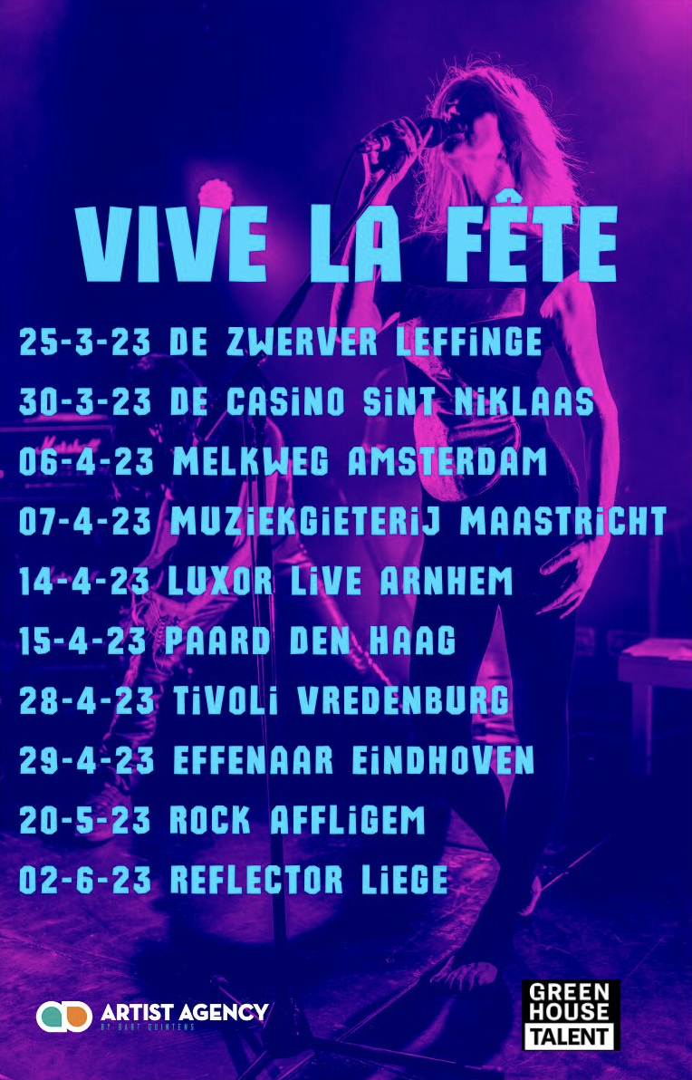 Vive la Fete tourdates spring 2023